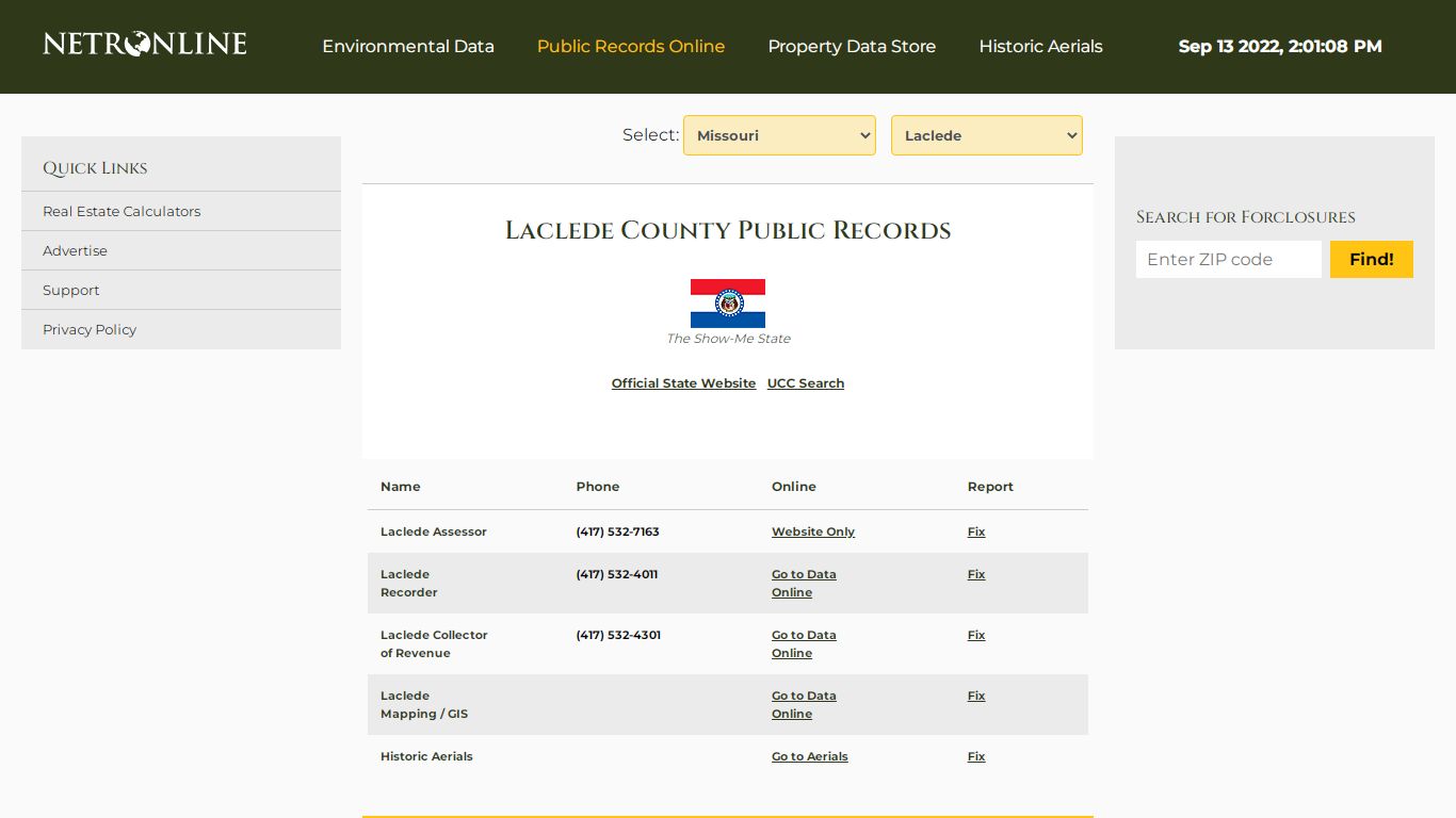 Laclede County Public Records - NETROnline.com